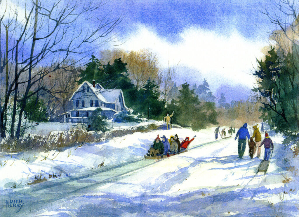 Artist - Edith Berry - Toboggan Slide