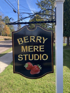 Berry Mere Studio Sign